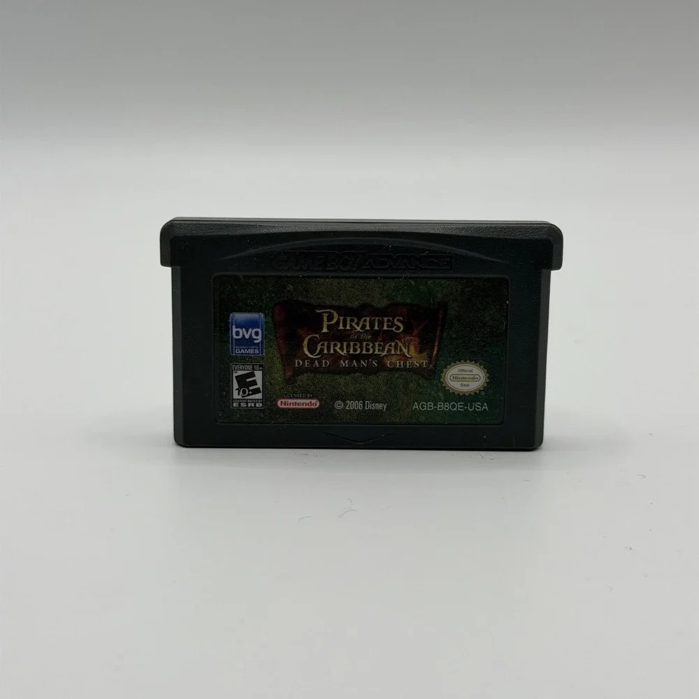Pirates Of The Caribbean Nintendo GBA Game E10+ Bvg NTSC-U/C